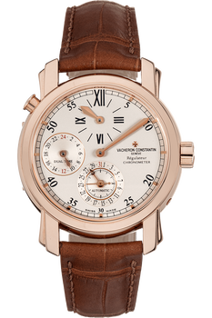 Malte Dual Time Regulator Rose Gold Automatic