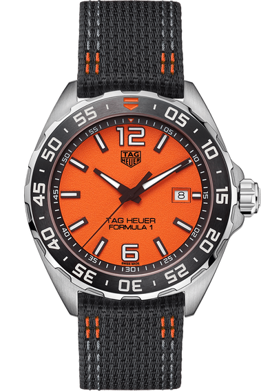 Formula 1 Quartz Orange Nylon Watch