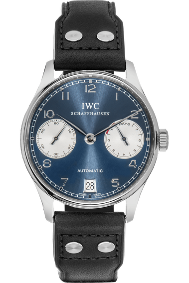 Portuguese 7 Days Laureus Limited Edition Stainless Steel Automatic