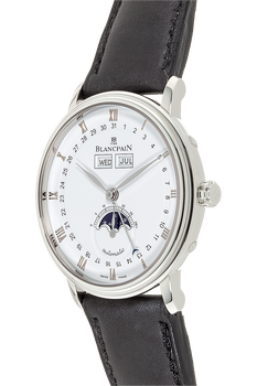 Villeret Complete Calendar Moonphase Stainless Steel Automatic