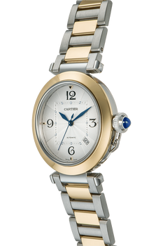 Pasha Yellow Gold and Stainless Steel Automatic