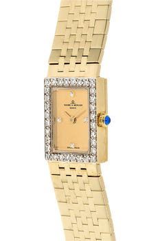 Rectangle Yellow Gold Quartz