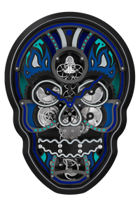 Vanitas Aqua Blue Clock