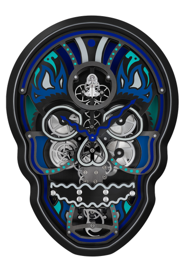 Vanitas Aqua Blue Clock