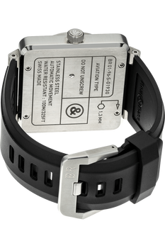 BR 01-96 Grande Date Stainless Steel Automatic