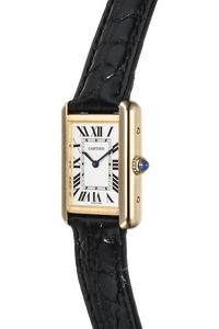 Tank Solo Yellow Gold and Stainless Steel Quartz