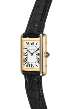 Tank Solo Yellow Gold and Stainless Steel Quartz