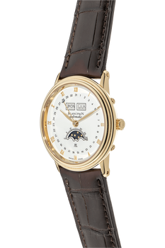 Villeret Triple Calendar Moon Phase Yellow Gold Manual