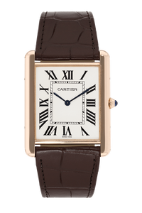 Tank Louis Cartier Rose Gold Manual