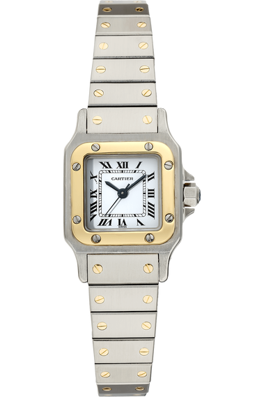 Santos Yellow Gold and Stainless Steel Automatic