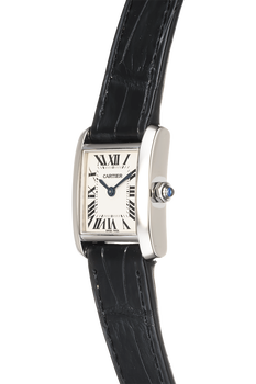 Tank Francaise White Gold Quartz