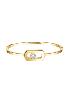 So Move Bangle in Yellow Gold Size L