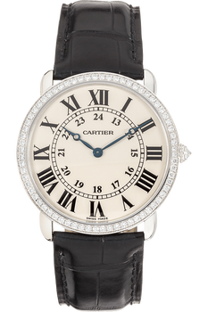 Ronde Louis Cartier White Gold Manual