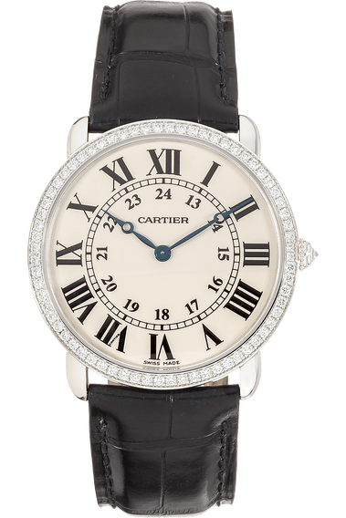 Ronde Louis Cartier White Gold Manual