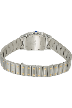 Santos Galbee Yellow Gold and Stainless Steel Automatic
