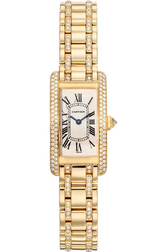 Cartier Tank 18k Yellow Gold Ladies Watch