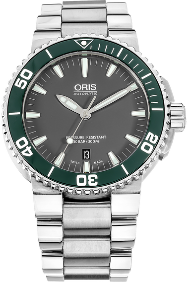 Pre owned oris aquis online