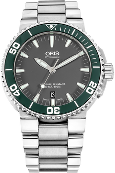 Aquis Date Stainless Steel Automatic