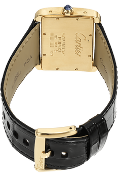 Tank Divan Yellow Gold Quartz