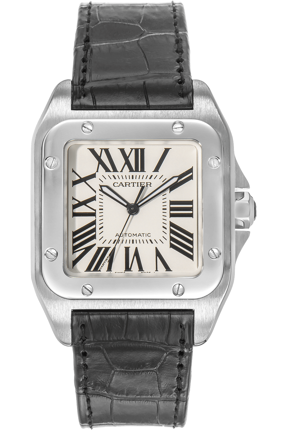 cartier santos large pre owned