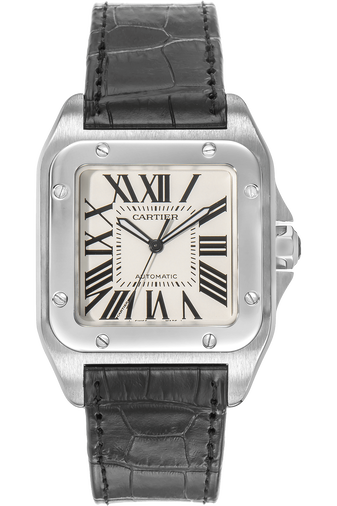 Cartier santos new arrivals 100 stainless steel