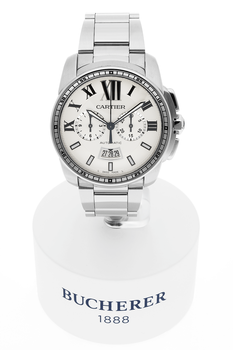 Calibre de Cartier Chronograph Stainless Steel Automatic
