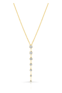 Bar Pendant Necklace 1.51 ct.