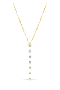 Bar Pendant in Yellow Gold
