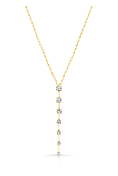 Bar Pendant in Yellow Gold