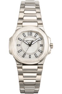 Nautilus Reference 7011 White Gold Quartz