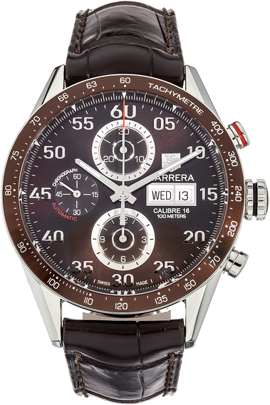 Carrera Calibre 16 Day-Date Chronograph Stainless Steel Automatic
