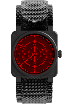BR 03-92 RED RADAR CERAMIC