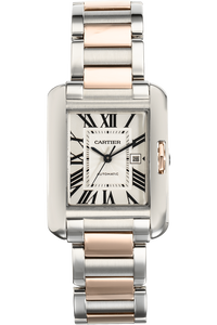 Tank Anglaise Rose Gold and Stainless Steel Automatic