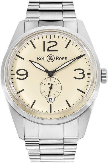BR 123 Original Beige Stainless Steel Automatic