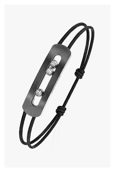 Move Titanium Graphite Cord Bracelet