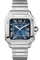 Santos de Cartier Stainless Steel, Large, two interchangeable straps