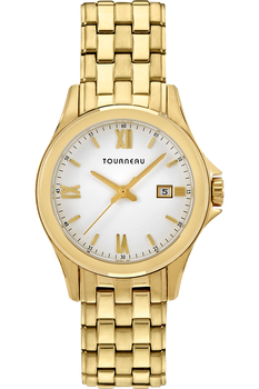 Ladies Gold Tone White Dial Bracelet