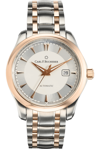 Manero AutoDate Rose Gold and Stainless Steel Automatic