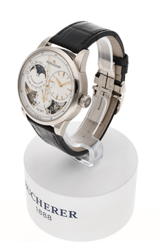 Duometre Quantieme Lunaire White Gold Manual