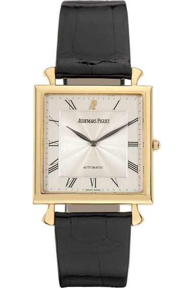 Square Circa 1980&#39;s Yellow Gold Automatic
