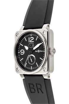 BR 03-90 Grande Date &amp; Reserve Stainless Steel Automatic