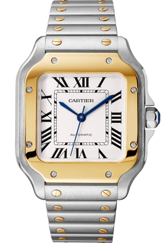 Santos de Cartier Yellow Gold &amp; Steel, Medium