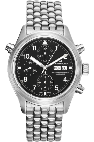 Pilot&#39;s Double Chronograph Stainless Steel Automatic