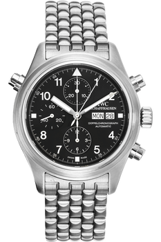 Pilot&#39;s Double Chronograph Stainless Steel Automatic