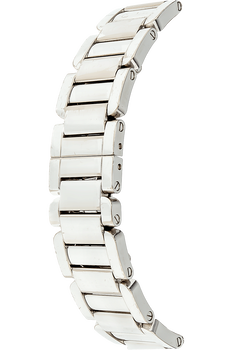 Tank Anglaise White Gold Quartz