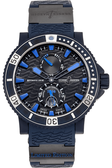 Marine Diver Blue Sea LE Rubber Coated Stainless Steel Automatic