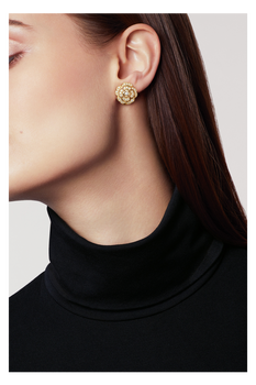 BOUTON DE CAM&Eacute;LIA EARRINGS
