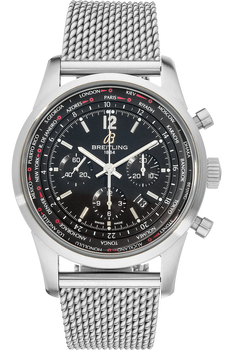 Transocean Unitime Chronograph Stainless Steel Automatic