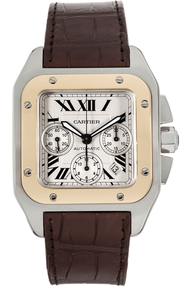Pre Owned Cartier Santos 100 Chronograph W20091X7