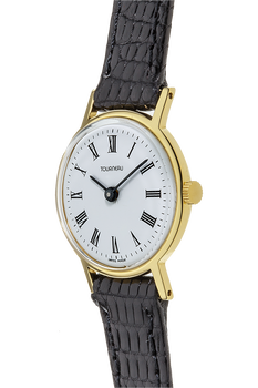 Round Circa 1980s Yellow Gold Manual